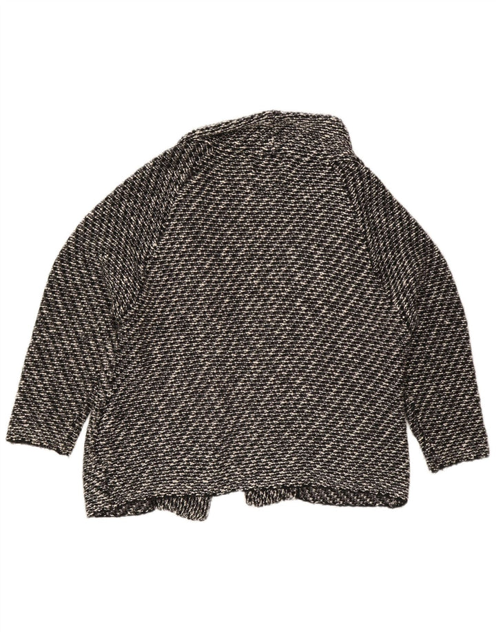 Maglione cardigan oversize da donna Zara UK 14 Grigio medio screziato