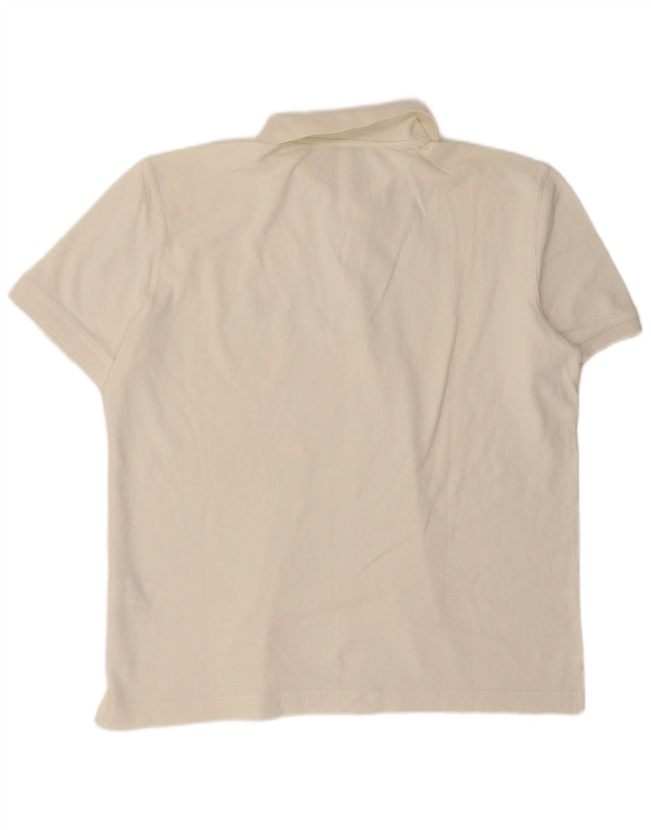 Polo Benetton Uomo XL Cotone Bianco