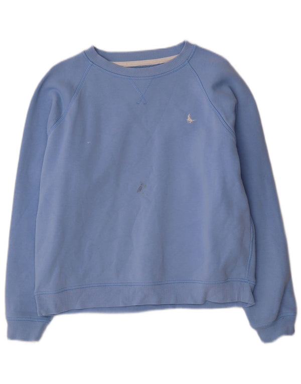 Felpa oversize da donna Jack Wills UK 12 Cotone blu medio