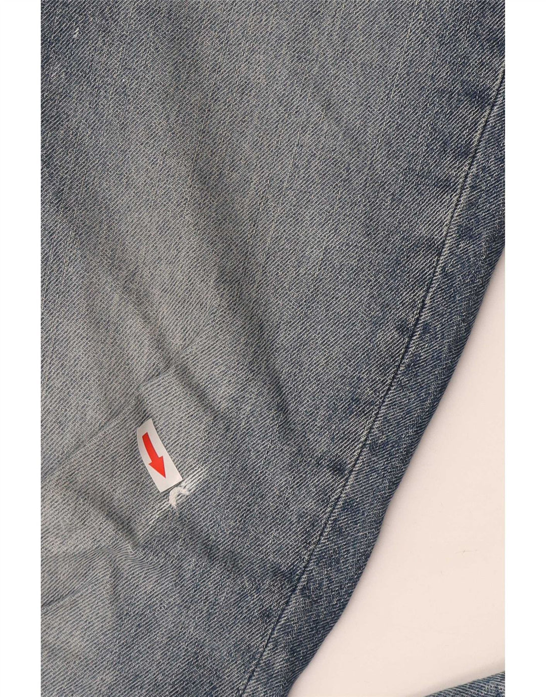 Jeans dritti invecchiati da donna G-Star W32 L32 cotone blu