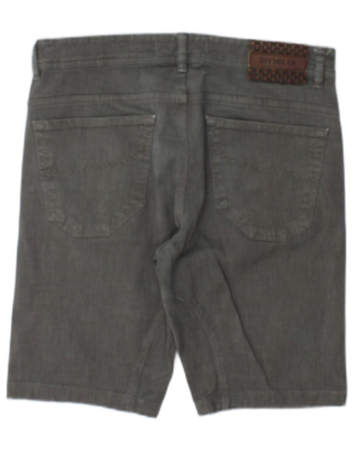 Pantaloncini casual da uomo SIVIGLIA W32 in cotone grigio medio