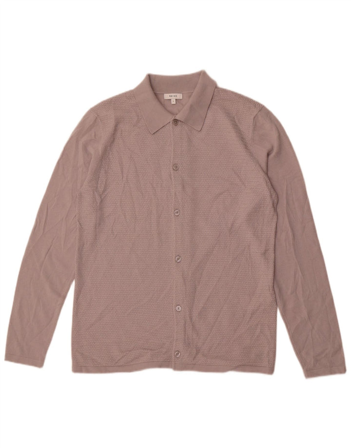 Camicia Uomo Reiss Large in Lana Grigia