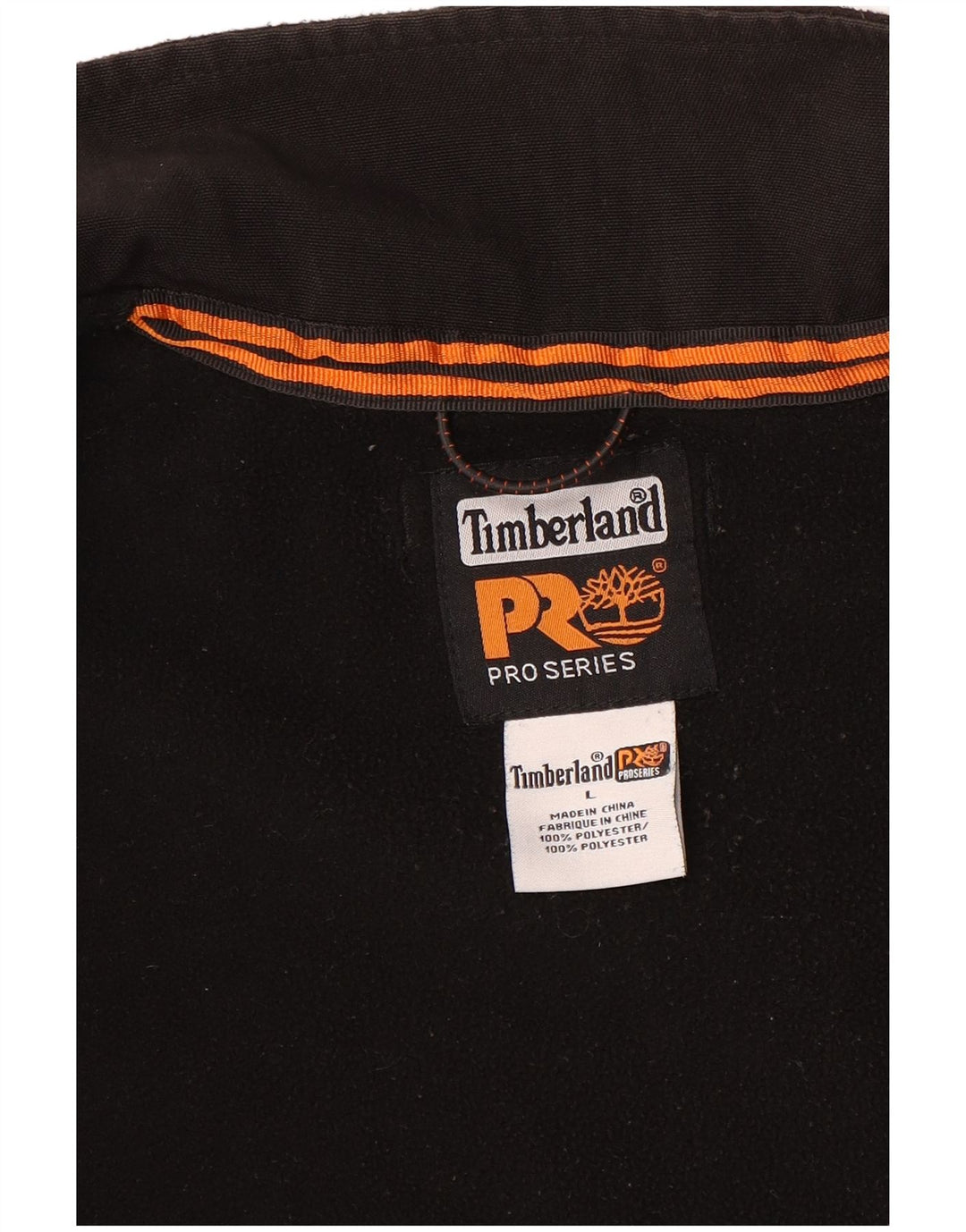 Giacca in pile da uomo Timberland UK 40 grande poliestere nero