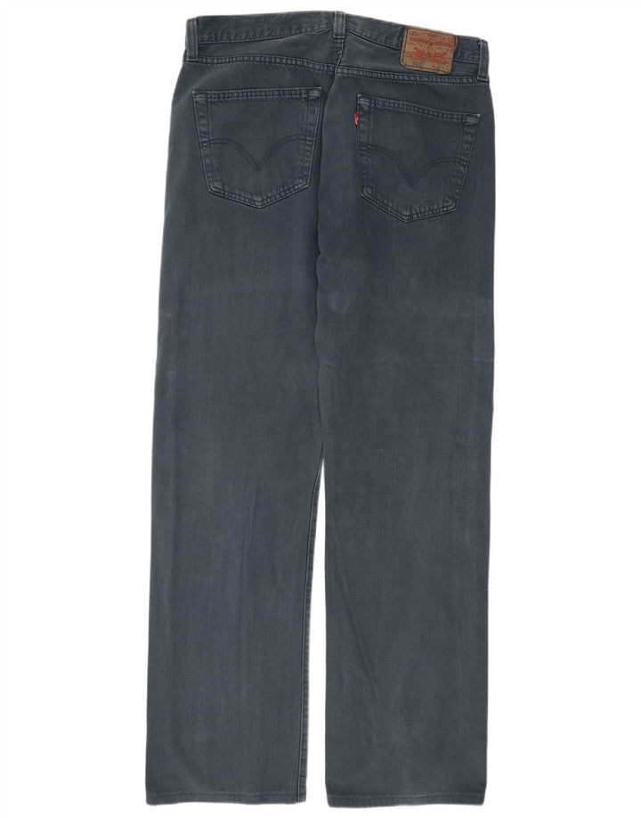 Levi's Uomo 501 Jeans dritti W34 L34 Blu Navy