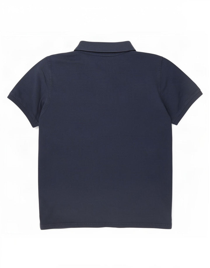 Polo da uomo Gant grande in cotone blu navy