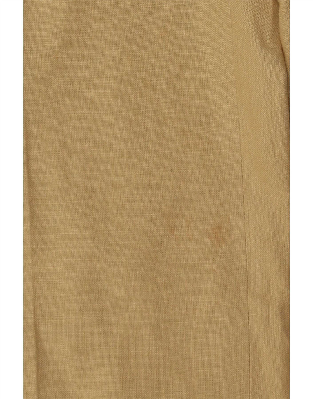 Pantaloni da abito dritti da uomo Marks & Spencer W36 L33 Lino marrone