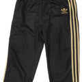 Pantaloni della tuta da ragazzo Adidas 2-3 anni in poliestere nero