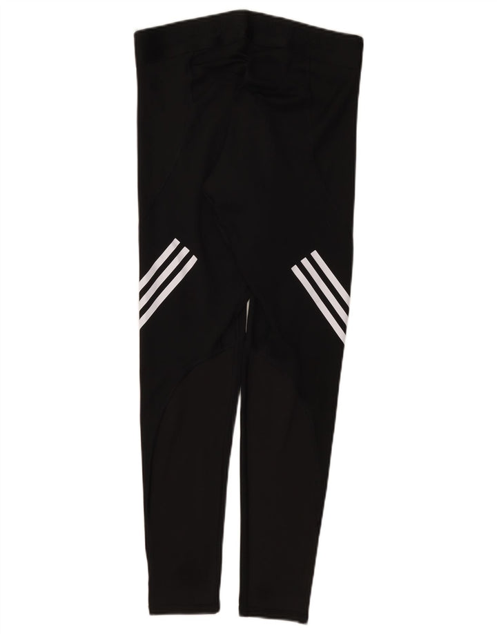 Adidas Donna Climacool Graphic Leggings UK 16 Grande Poliestere Nero