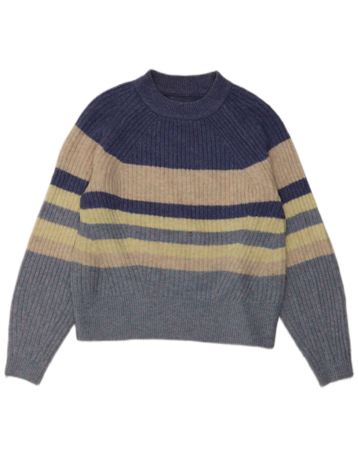 Maglione maglione girocollo da donna Marks & Spencer UK 10 piccolo multicolore
