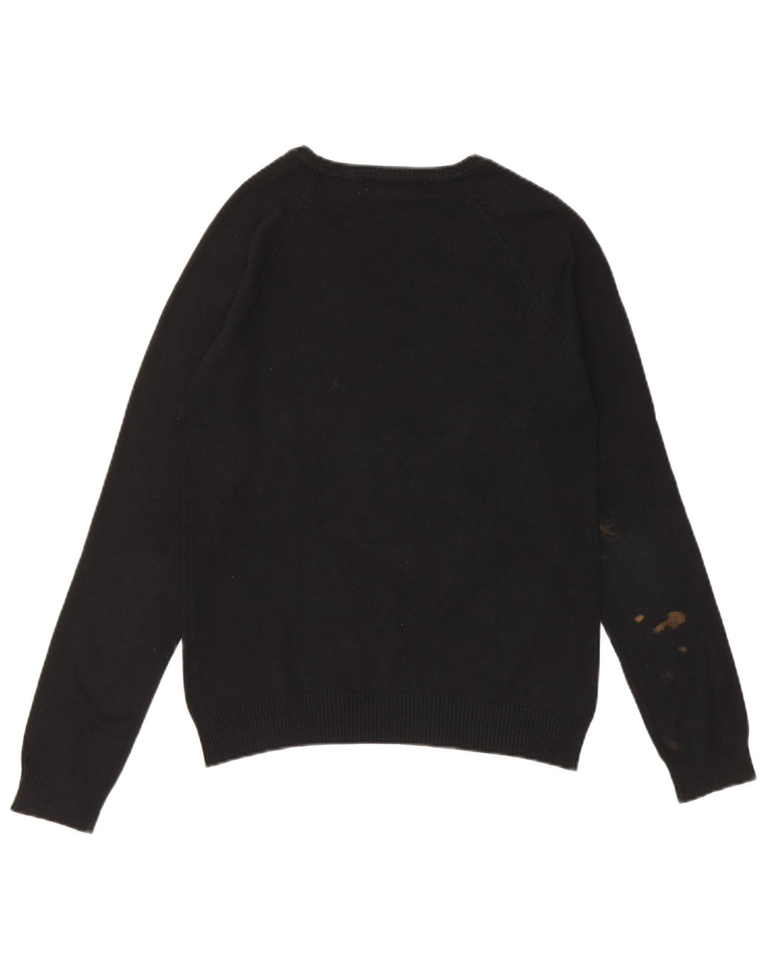 Maglione Zara da donna con scollo a V UK 14 grande nero