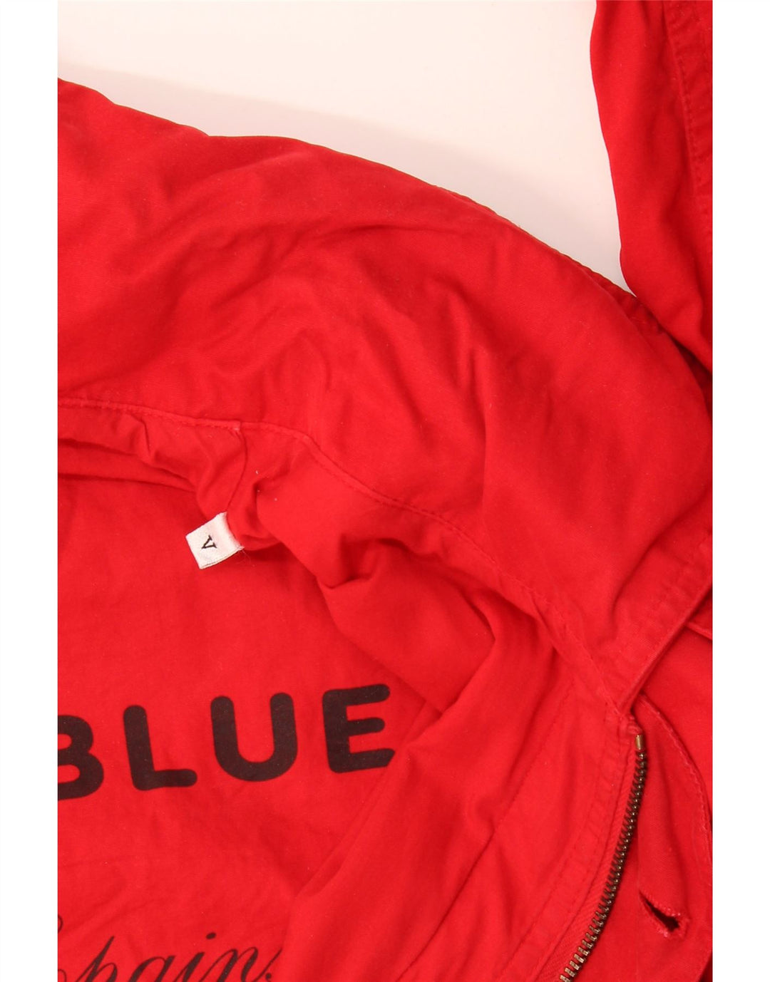 Giacca utilitaria vintage da uomo con cappuccio UK 42 XL rossa