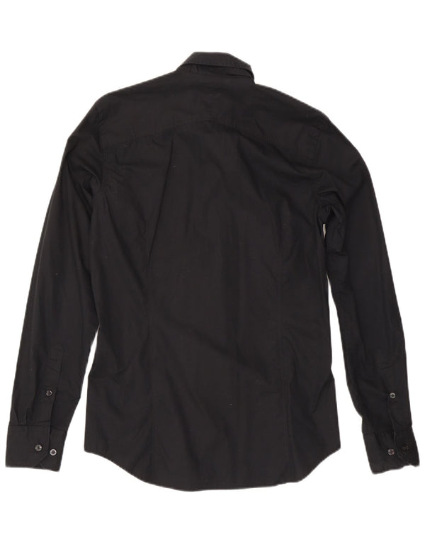 Camicia slim fit da uomo G-STAR piccola nera