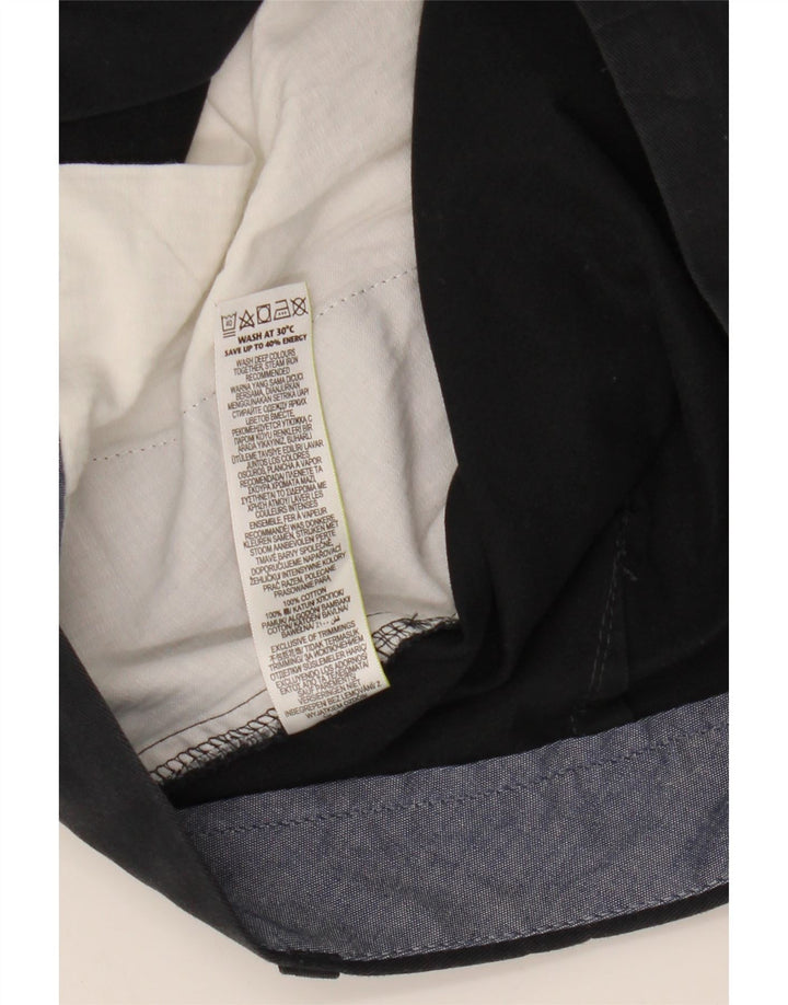 Pantaloncini chino da uomo Marks & Spencer W36 grandi in cotone blu navy