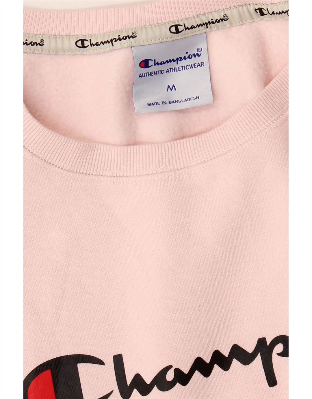 Felpa con grafica da donna Champion UK 14 Cotone rosa medio