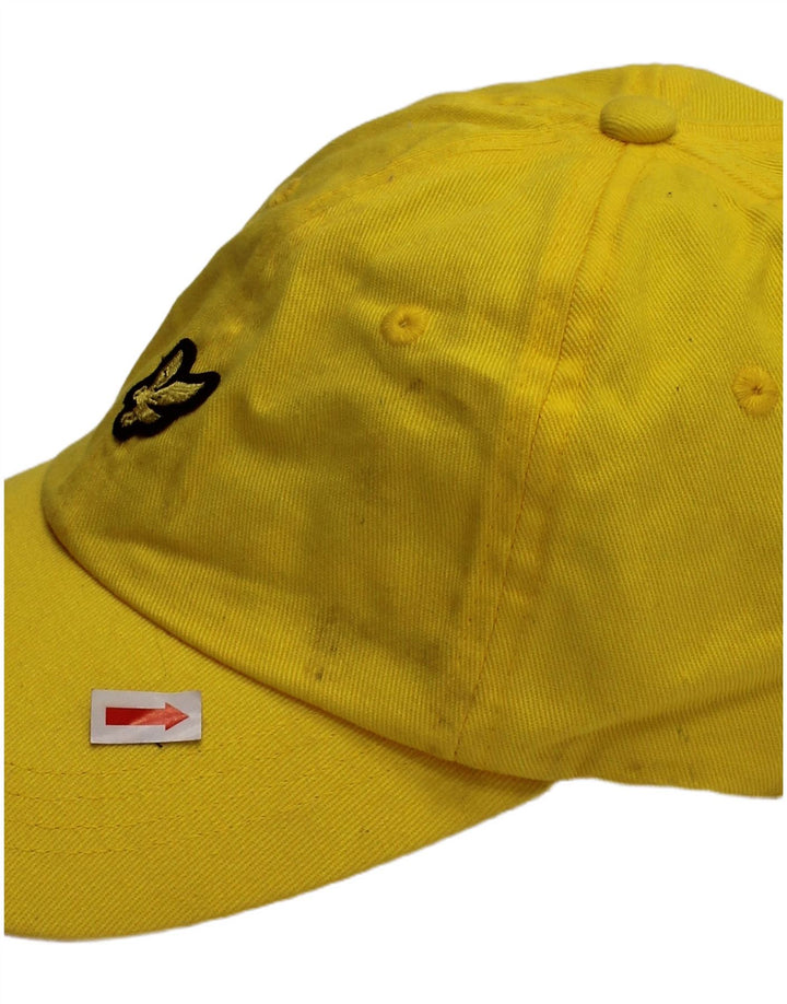 Berretto da baseball grafico da uomo LYLE & SCOTT taglia unica cotone giallo classico