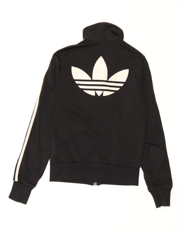 Giacca da ginnastica grafica da donna Adidas EU 34 XS poliestere nero