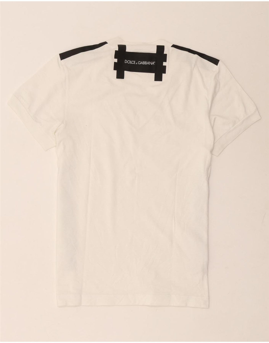 T-shirt grafica da donna Dolce & Gabbana IT 44 Medium White Colourblock