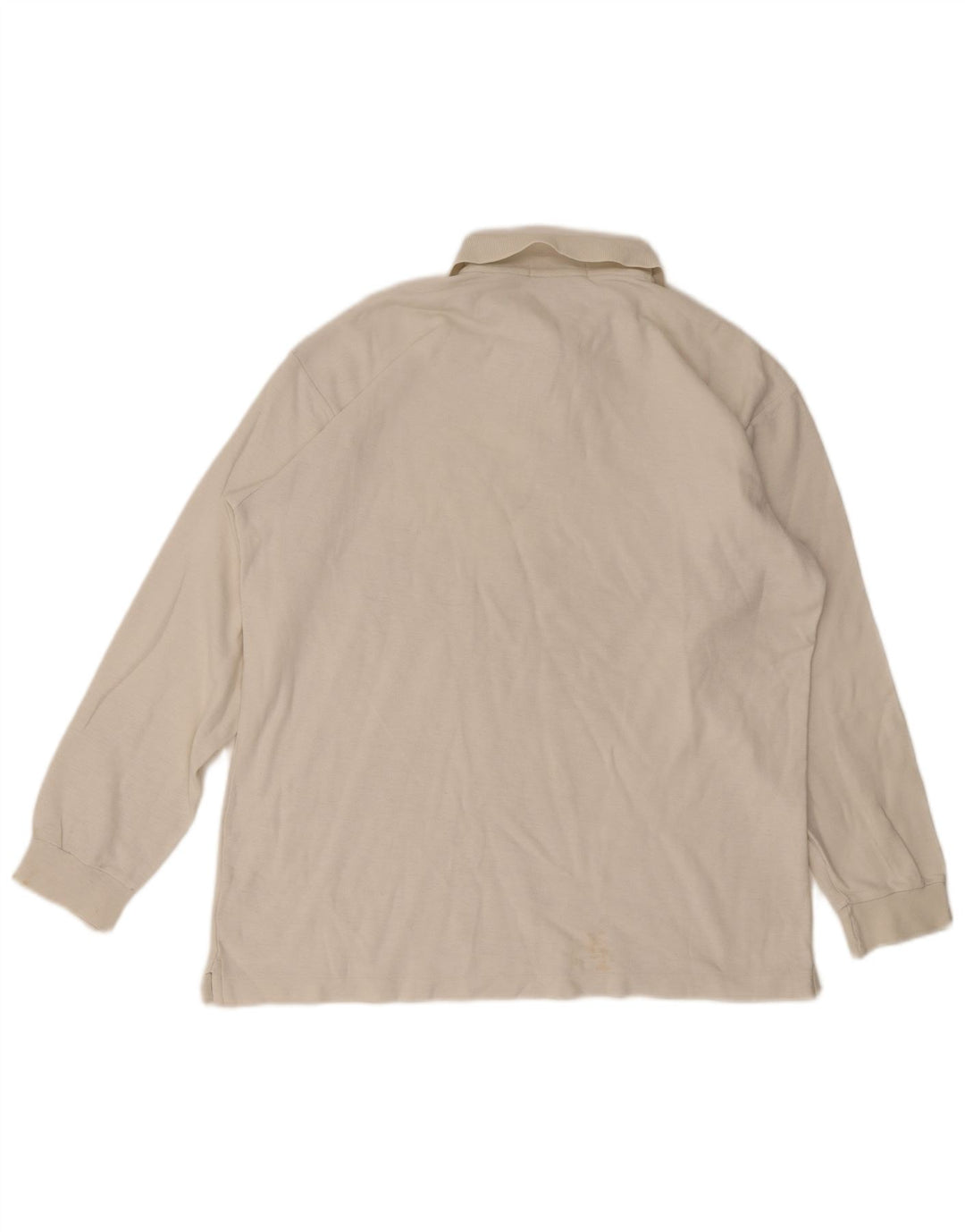 Polo da uomo a maniche lunghe Fila US 42 Large bianca