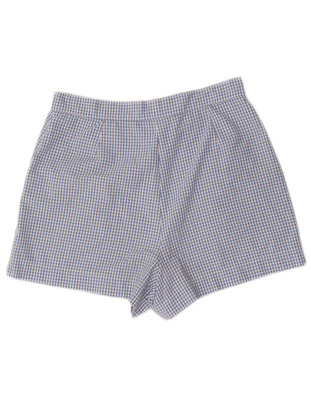 Pantaloncini casual da donna Sergio Tacchini IT 44 Medium W28 Blu a quadretti