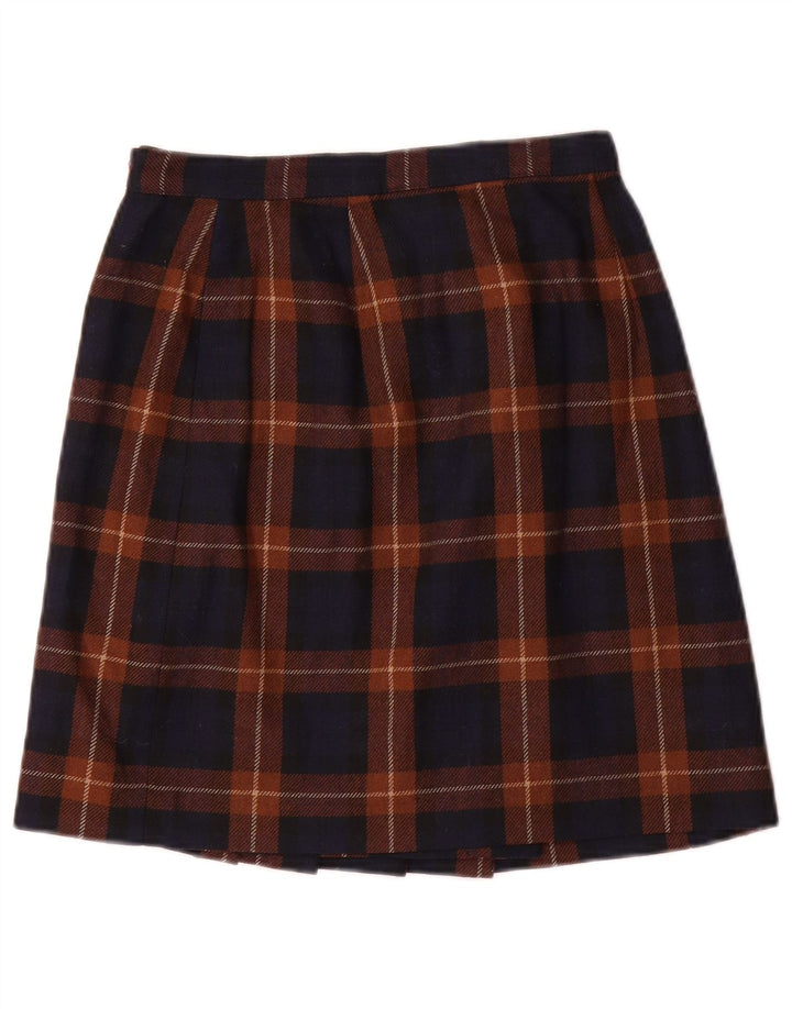 GB.PEDRINI Gonna mini avvolgente da donna IT 40 piccola W24 scozzese blu navy