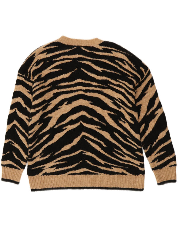 Maglione maglione con scollo a barca da donna Marks & Spencer UK 10 piccolo nero