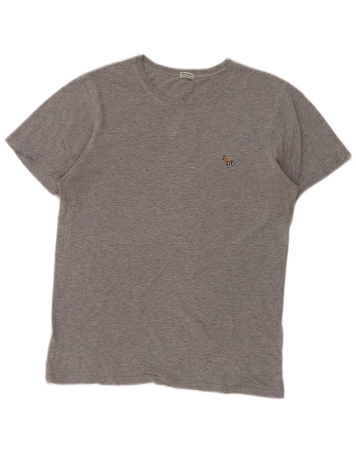 T-shirt da uomo Paul Smith Top in cotone grigio medio