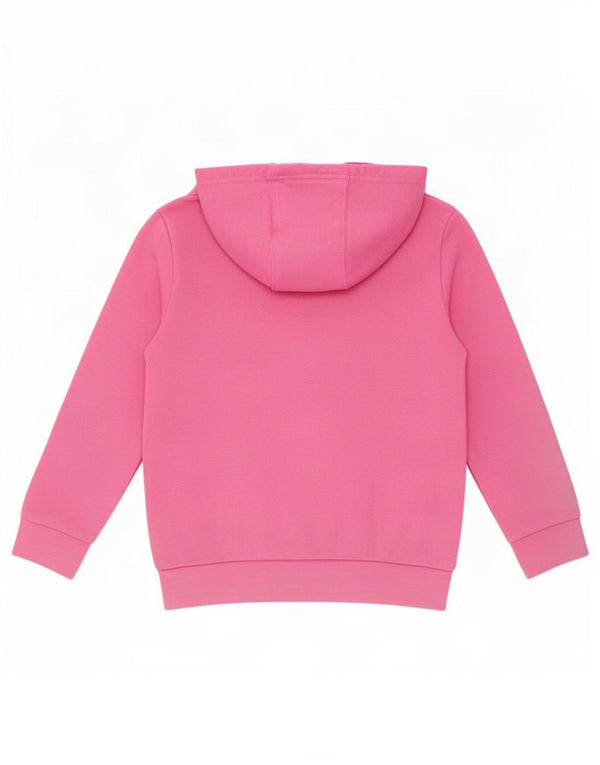 Felpa con cappuccio grafica per ragazze Adidas 5-6 anni in cotone rosa