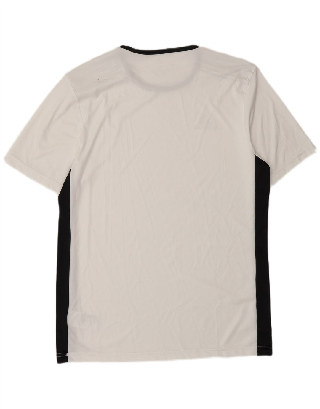 T-shirt Adidas Aeroready da uomo Top in poliestere color block bianco medio