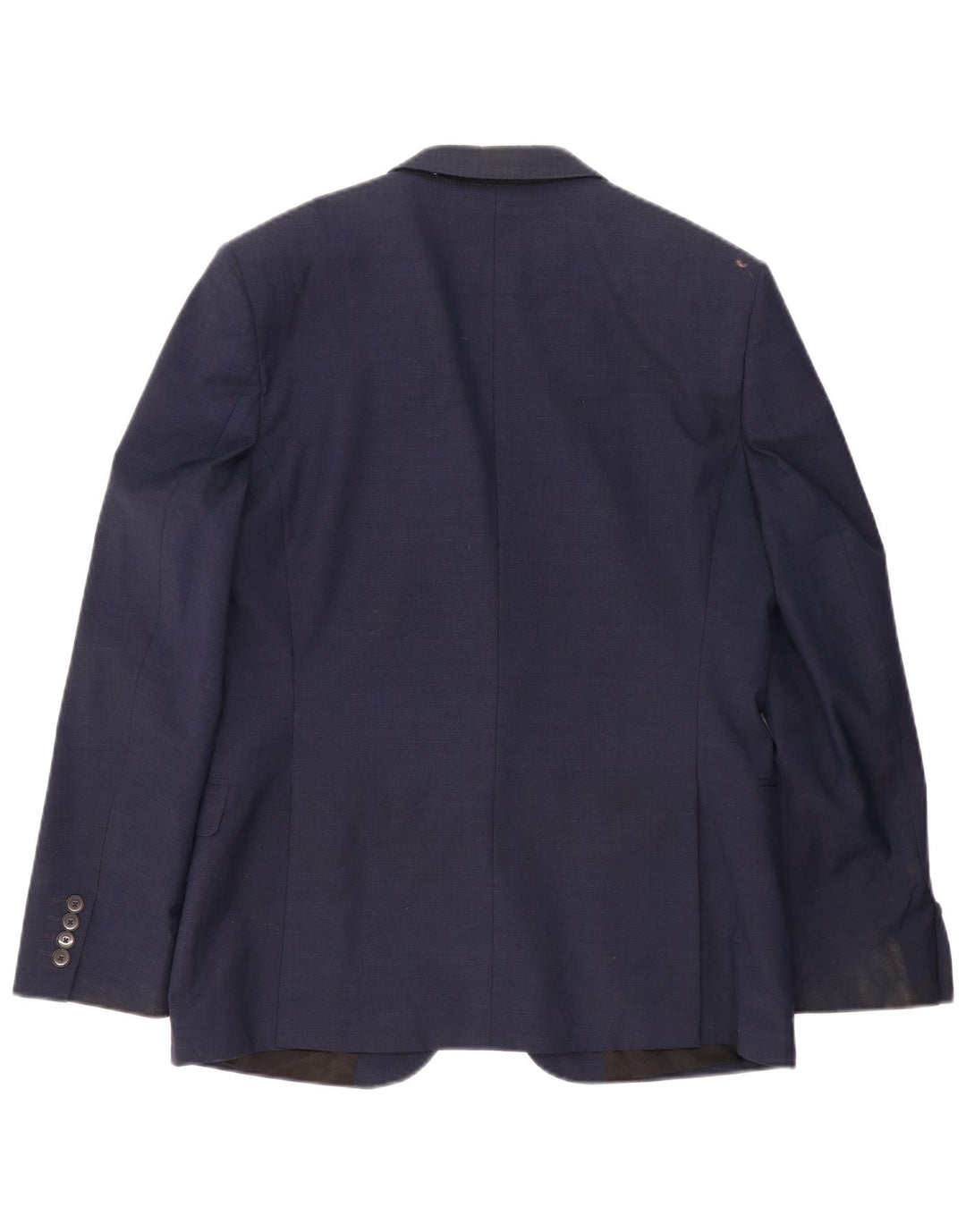 Giacca blazer da uomo a 2 bottoni John Lewis UK 38 lana blu navy media