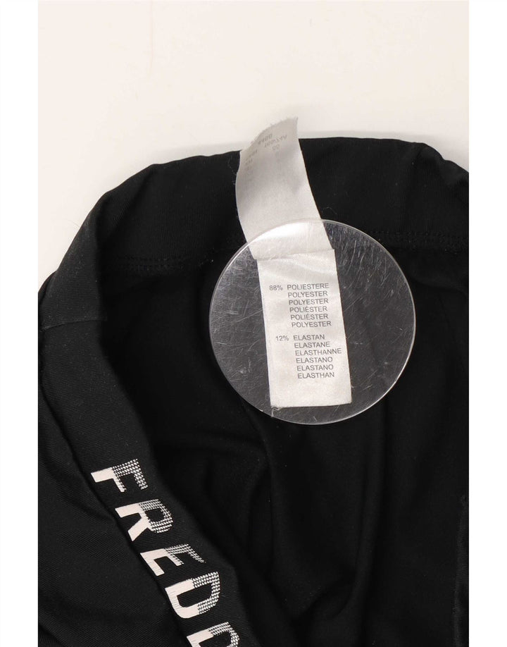 Freddy Leggings grafici da donna UK 8 Small Nero Poliestere