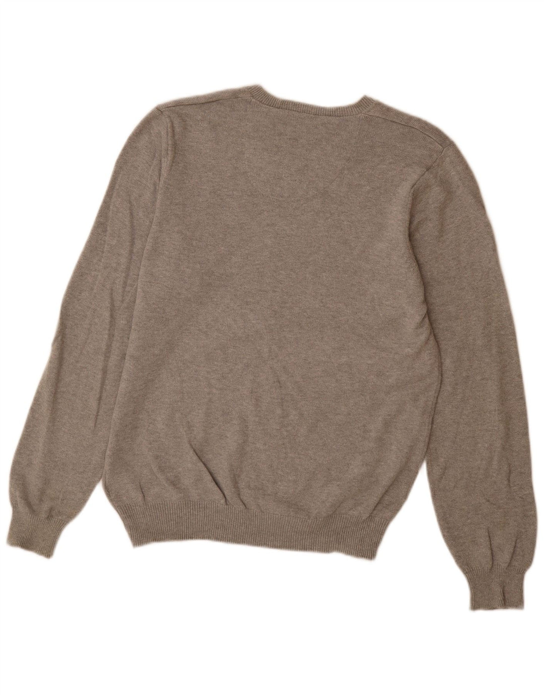 Maglione Marks & Spencer da uomo con scollo a V blu Harbour piccolo grigio screziato