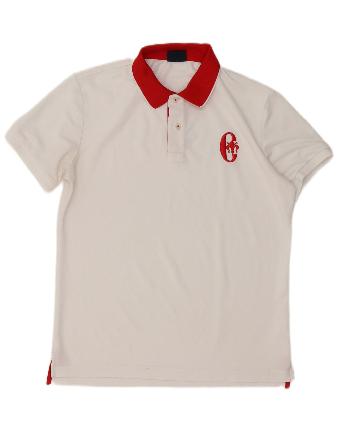 Polo da rugby da uomo Conte of Florence, colore bianco medio