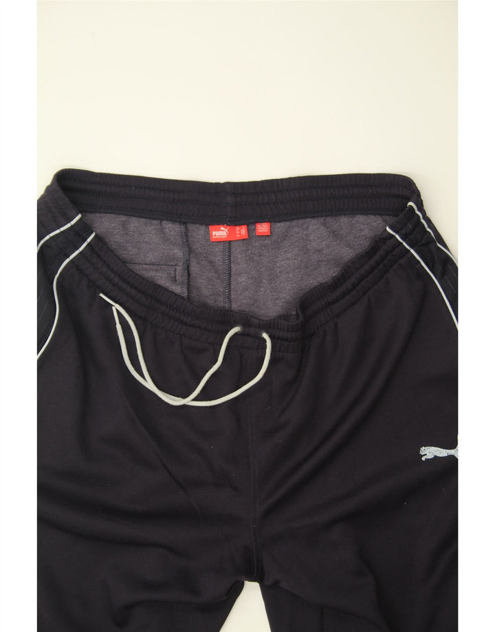 PUMA Mens Tracksuit Trousers Large Navy Blue Polyester Vintage Puma and Second-Hand Puma from Messina Hembry 