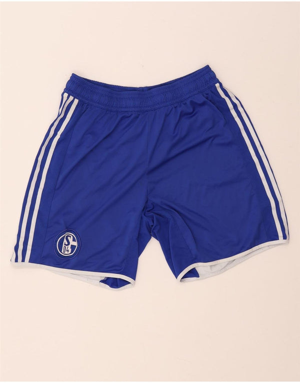 Pantaloncini sportivi ADIDAS da uomo Climacool, grandi, in poliestere color block blu