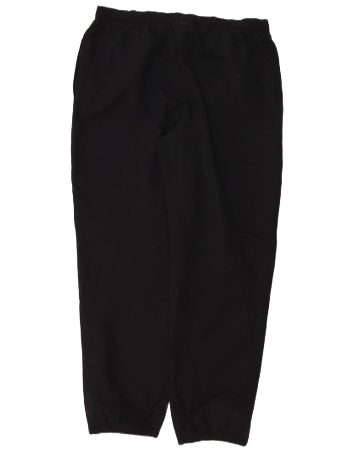 REEBOK Mens Tracksuit Trousers Joggers Large Black Polyester