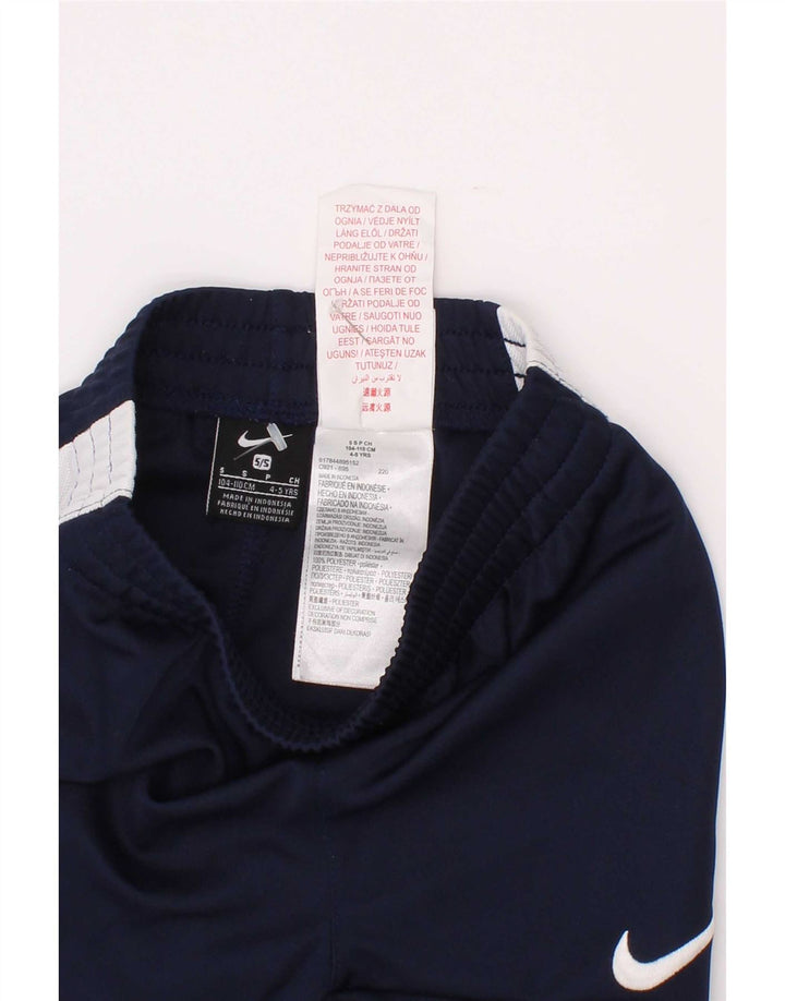 Pantaloni della tuta da ragazzo Nike 4-5 anni Small Blu Navy Colourblock