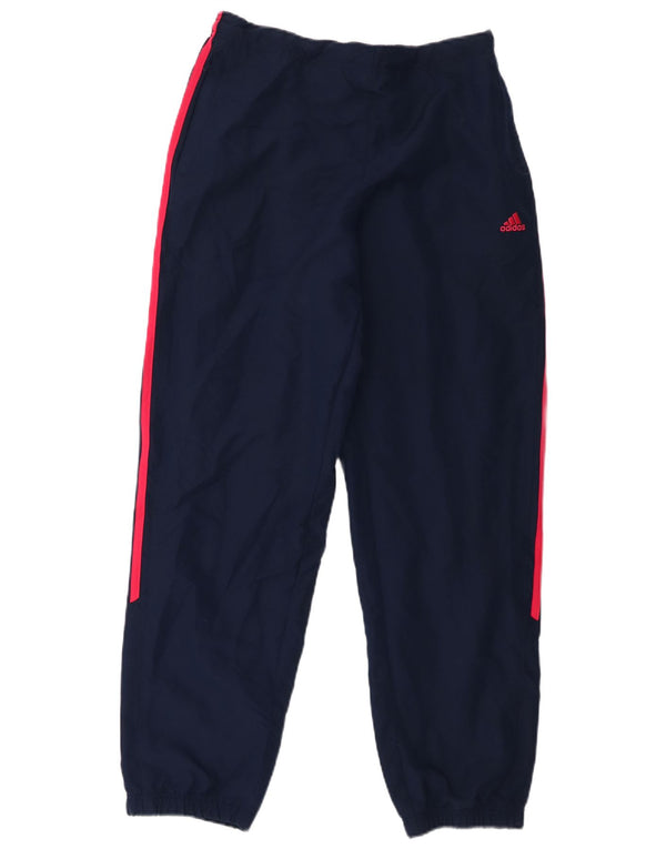 Pantaloni da tuta da donna Adidas Joggers UK 16 Large Blu Navy Poliestere