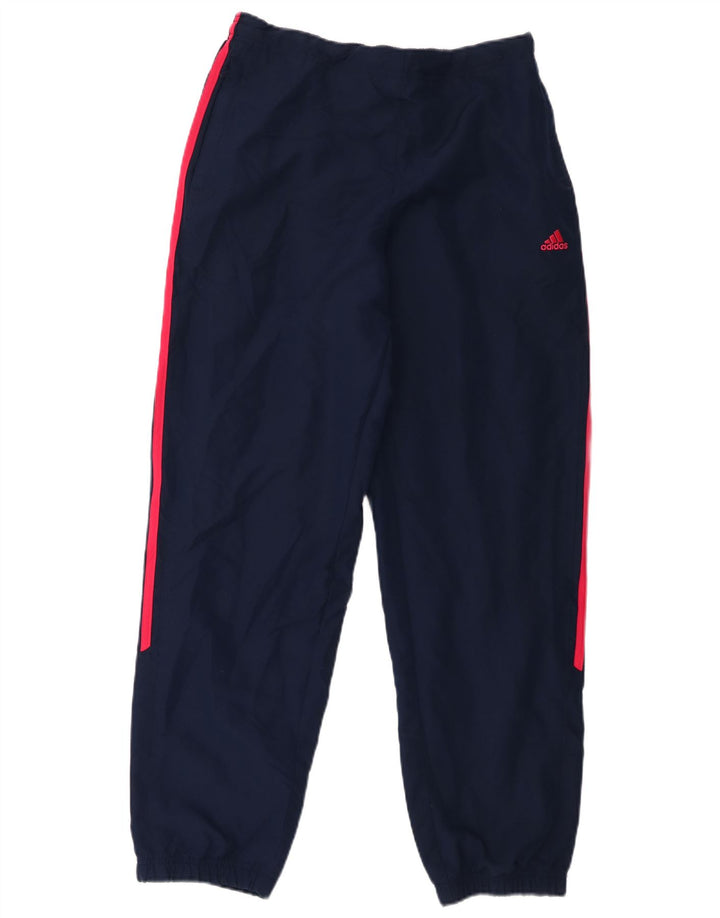 Pantaloni da tuta da donna Adidas Joggers UK 16 Large Blu Navy Poliestere