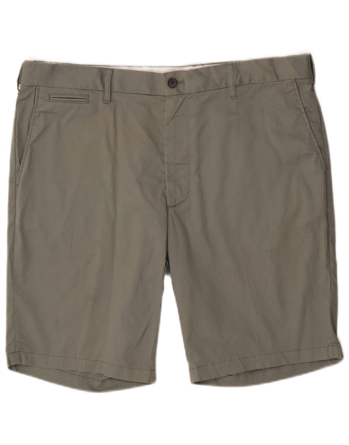 Pantaloncini chino da uomo Marks & Spencer W38 XL cotone kaki