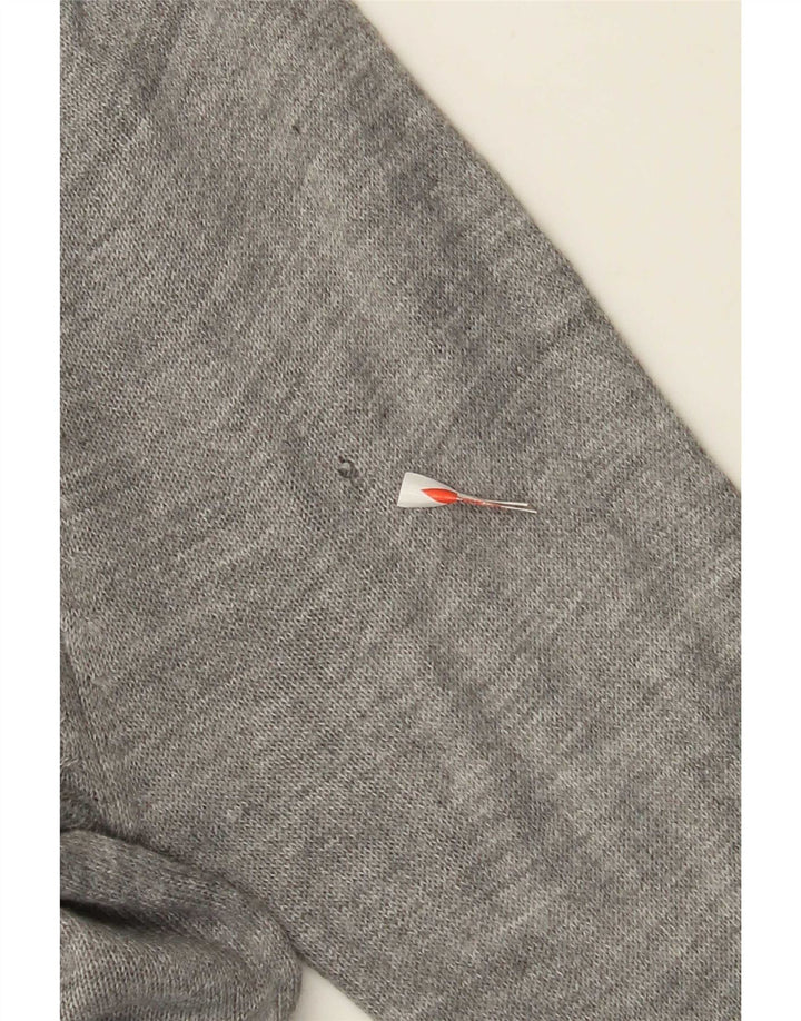 Maglione maglione girocollo da uomo Pierre Cardin piccolo acrilico grigio