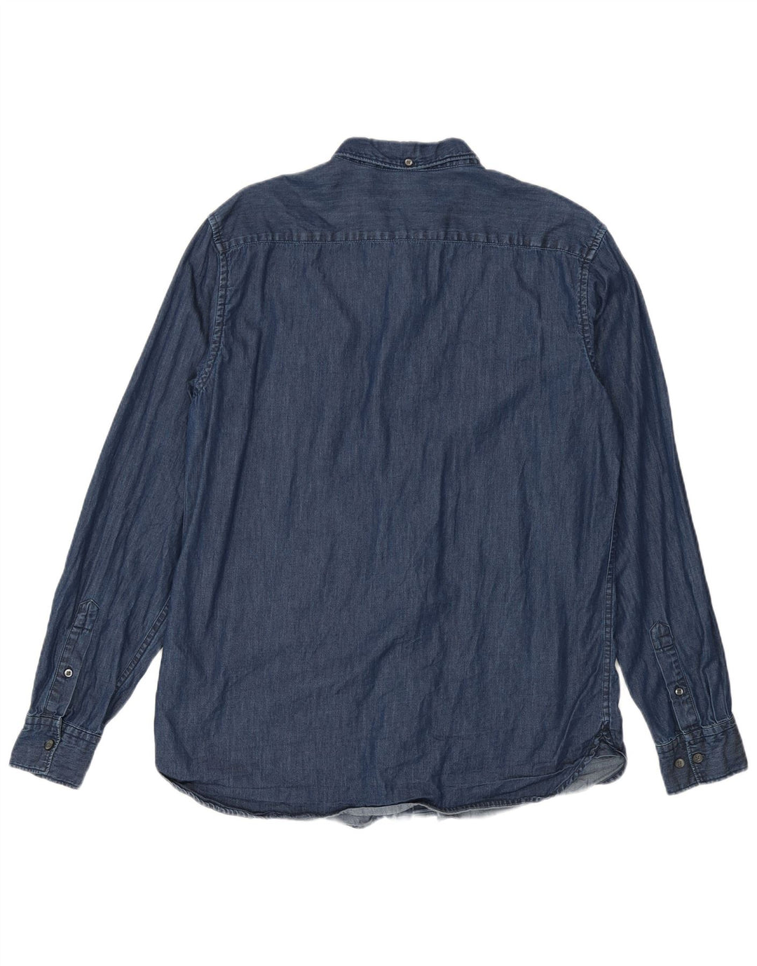 Camicia di jeans da uomo French Connection grande cotone blu navy