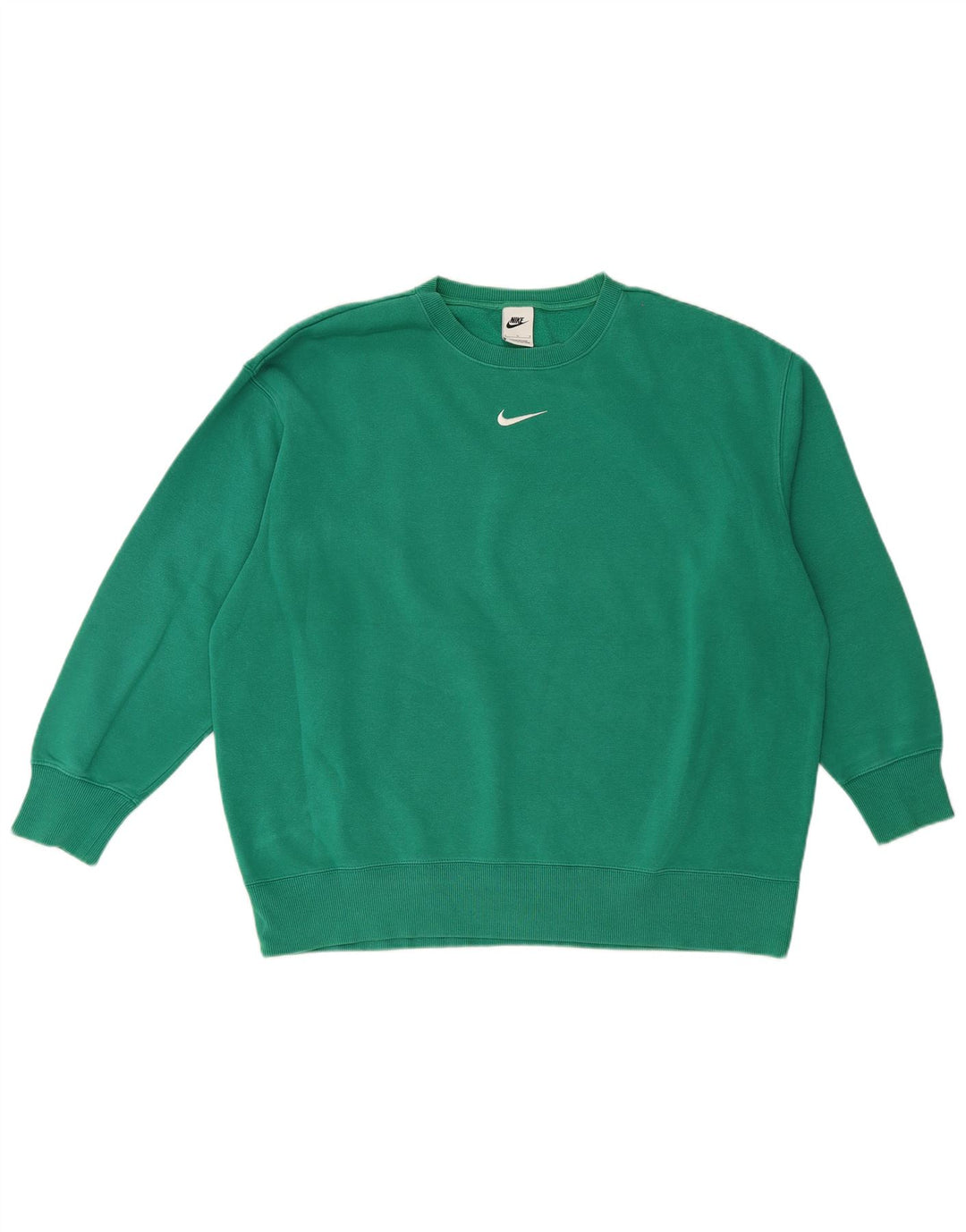 Felpa da uomo Nike Loose Fit, maglione grande verde