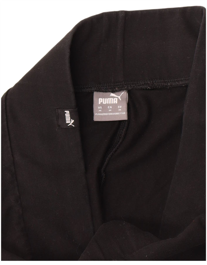 Leggings grafici da donna Puma UK 12 medio neri