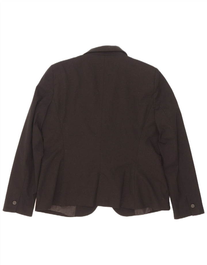 Giacca blazer a 1 bottone da donna Zara EU 44 XL poliestere nero