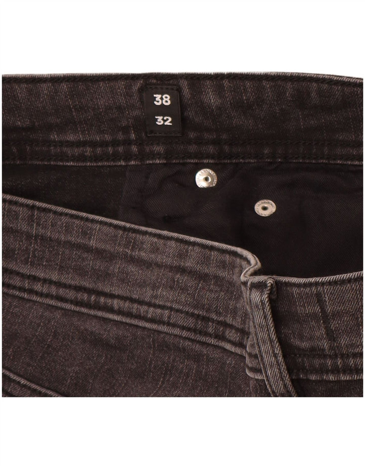 Jeans slim da uomo Jack & Jones W38 L32 cotone grigio