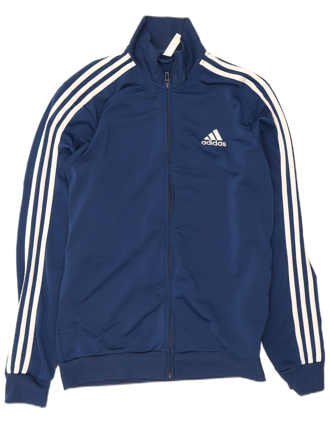 Giacca da tuta da uomo Adidas UK 38/40 Medium Blu Navy Poliestere