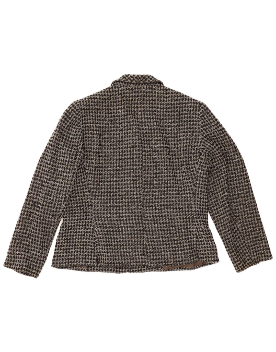 Giacca Blazer 5 Bottoni Donna Emanuel Ungaro IT 50 XL Pied De Poule Nera