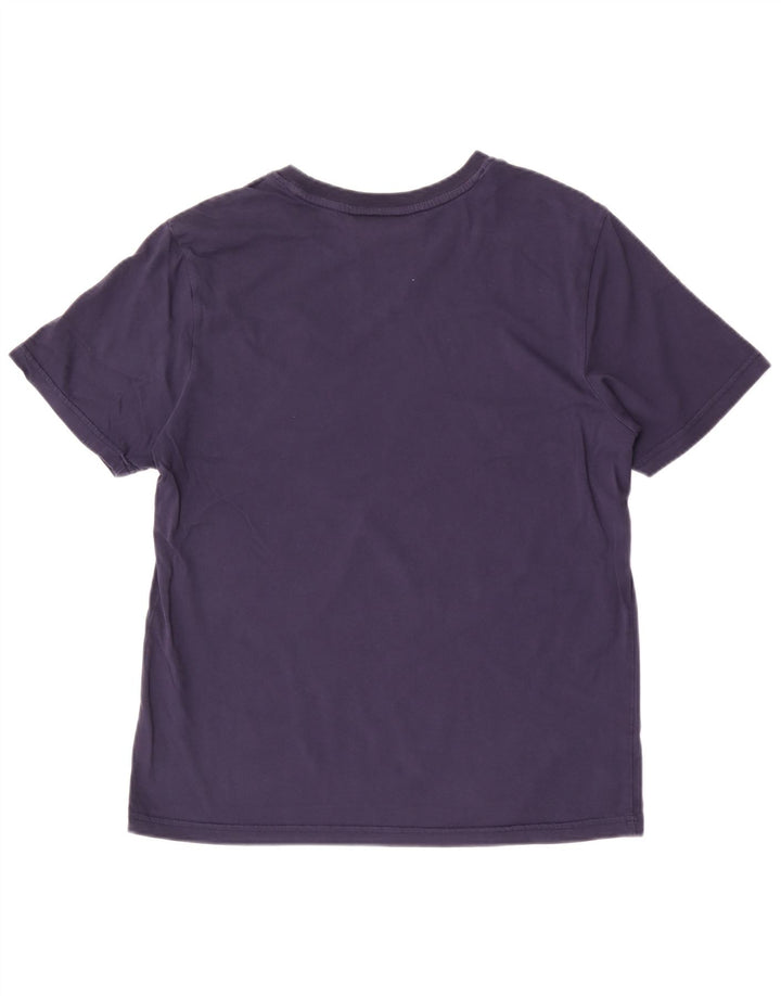 T-shirt grafica da uomo FILA Top Small in cotone blu navy
