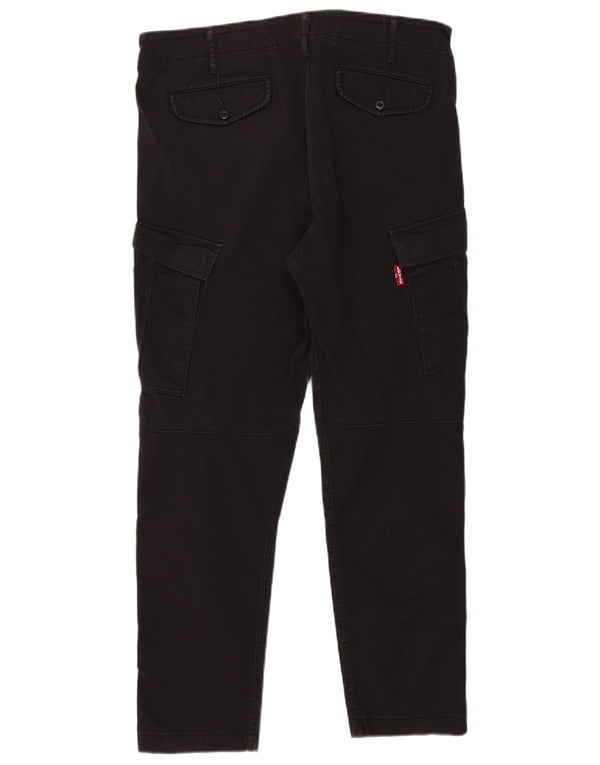 Pantaloni cargo slim da uomo Levi's W34 L29 cotone nero