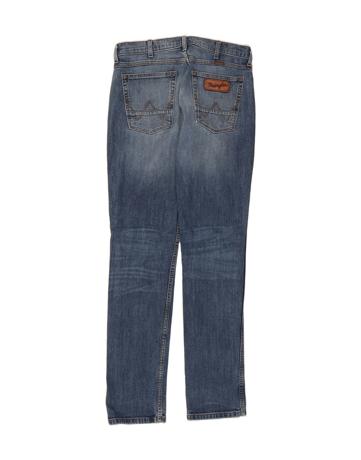WRANGLER Mens Bostin Slim Jeans W32 L34 Blue Vintage Wrangler and Second-Hand Wrangler from Messina Hembry 